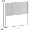 image:imageFlash Furniture Oliver Queen Size Wooden Headboard Only Four Panel Headboard in WhiteWhite