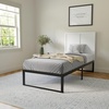 image:imageFlash Furniture Oliver Queen Size Wooden Headboard Only Four Panel Headboard in WhiteWhite
