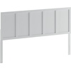 image:imageFlash Furniture Oliver Queen Size Wooden Headboard Only Four Panel Headboard in WhiteWhite