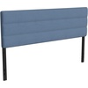 image:imageFlash Furniture Paxton Upholstered Headboard  Channel Stitched Cream Fabric Upholstery  Queen  Adjustable Height from 445 to 5725 From FloorBlue