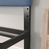 image:imageFlash Furniture Paxton Upholstered Headboard  Channel Stitched Cream Fabric Upholstery  Queen  Adjustable Height from 445 to 5725 From FloorBlue