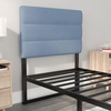 image:imageFlash Furniture Paxton Upholstered Headboard  Channel Stitched Cream Fabric Upholstery  Queen  Adjustable Height from 445 to 5725 From FloorBlue