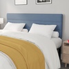 image:imageFlash Furniture Paxton Upholstered Headboard  Channel Stitched Cream Fabric Upholstery  Queen  Adjustable Height from 445 to 5725 From FloorBlue