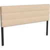 image:imageFlash Furniture Paxton Upholstered Headboard  Channel Stitched Cream Fabric Upholstery  Queen  Adjustable Height from 445 to 5725 From FloorCream