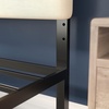 image:imageFlash Furniture Paxton Upholstered Headboard  Channel Stitched Cream Fabric Upholstery  Queen  Adjustable Height from 445 to 5725 From FloorCream