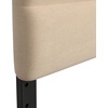 image:imageFlash Furniture Paxton Upholstered Headboard  Channel Stitched Cream Fabric Upholstery  Queen  Adjustable Height from 445 to 5725 From FloorCream