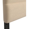 image:imageFlash Furniture Paxton Upholstered Headboard  Channel Stitched Cream Fabric Upholstery  Queen  Adjustable Height from 445 to 5725 From FloorCream