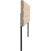 image:imageFlash Furniture Paxton Upholstered Headboard  Channel Stitched Cream Fabric Upholstery  Queen  Adjustable Height from 445 to 5725 From FloorCream