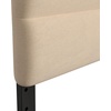 image:imageFlash Furniture Paxton Upholstered Headboard  Channel Stitched Cream Fabric Upholstery  Queen  Adjustable Height from 445 to 5725 From FloorCream