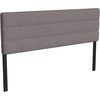 image:imageFlash Furniture Paxton Upholstered Headboard  Channel Stitched Cream Fabric Upholstery  Queen  Adjustable Height from 445 to 5725 From FloorGray