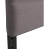 image:imageFlash Furniture Paxton Upholstered Headboard  Channel Stitched Cream Fabric Upholstery  Queen  Adjustable Height from 445 to 5725 From FloorGray