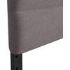image:imageFlash Furniture Paxton Upholstered Headboard  Channel Stitched Cream Fabric Upholstery  Queen  Adjustable Height from 445 to 5725 From FloorGray