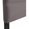 image:imageFlash Furniture Paxton Upholstered Headboard  Channel Stitched Cream Fabric Upholstery  Queen  Adjustable Height from 445 to 5725 From FloorGray