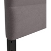 image:imageFlash Furniture Paxton Upholstered Headboard  Channel Stitched Cream Fabric Upholstery  Queen  Adjustable Height from 445 to 5725 From FloorGray