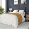 image:imageFlash Furniture Paxton Upholstered Headboard  Channel Stitched Cream Fabric Upholstery  Queen  Adjustable Height from 445 to 5725 From FloorGray