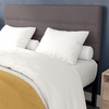 image:imageFlash Furniture Paxton Upholstered Headboard  Channel Stitched Cream Fabric Upholstery  Queen  Adjustable Height from 445 to 5725 From FloorGray