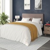 image:imageFlash Furniture Paxton Upholstered Headboard  Channel Stitched Cream Fabric Upholstery  Queen  Adjustable Height from 445 to 5725 From FloorTaupe