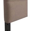 image:imageFlash Furniture Paxton Upholstered Headboard  Channel Stitched Cream Fabric Upholstery  Queen  Adjustable Height from 445 to 5725 From FloorTaupe