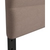 image:imageFlash Furniture Paxton Upholstered Headboard  Channel Stitched Cream Fabric Upholstery  Queen  Adjustable Height from 445 to 5725 From FloorTaupe