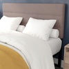 image:imageFlash Furniture Paxton Upholstered Headboard  Channel Stitched Cream Fabric Upholstery  Queen  Adjustable Height from 445 to 5725 From FloorTaupe