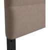 image:imageFlash Furniture Paxton Upholstered Headboard  Channel Stitched Cream Fabric Upholstery  Queen  Adjustable Height from 445 to 5725 From FloorTaupe