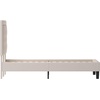 image:imageFlash Furniture Queen Platform Bed  Queen Size Platform Bed Frame with HeadboardBeige