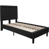 image:imageFlash Furniture Queen Platform Bed  Queen Size Platform Bed Frame with HeadboardBlack