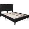 image:imageFlash Furniture Queen Platform Bed  Queen Size Platform Bed Frame with HeadboardBlack