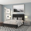 image:imageFlash Furniture Queen Platform Bed  Queen Size Platform Bed Frame with HeadboardBlack