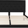 image:imageFlash Furniture Queen Platform Bed  Queen Size Platform Bed Frame with HeadboardBlack