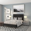image:imageFlash Furniture Queen Platform Bed  Queen Size Platform Bed Frame with HeadboardBlack