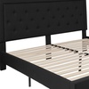 image:imageFlash Furniture Queen Platform Bed  Queen Size Platform Bed Frame with HeadboardBlack