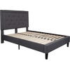 image:imageFlash Furniture Queen Platform Bed  Queen Size Platform Bed Frame with HeadboardDark Gray