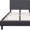image:imageFlash Furniture Queen Platform Bed  Queen Size Platform Bed Frame with HeadboardDark Gray