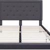 image:imageFlash Furniture Queen Platform Bed  Queen Size Platform Bed Frame with HeadboardDark Gray