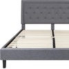 image:imageFlash Furniture Queen Platform Bed  Queen Size Platform Bed Frame with HeadboardLight Gray