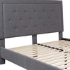 image:imageFlash Furniture Queen Platform Bed  Queen Size Platform Bed Frame with HeadboardLight Gray