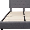 image:imageFlash Furniture Queen Platform Bed  Queen Size Platform Bed Frame with HeadboardLight Gray