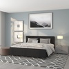 image:imageFlash Furniture Tribeca Full Size Tufted Upholstered Platform Bed in Black FabricBlack