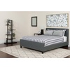image:imageFlash Furniture Tribeca Full Size Tufted Upholstered Platform Bed in Black FabricDark Gray