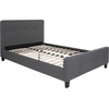 image:imageFlash Furniture Tribeca Full Size Tufted Upholstered Platform Bed in Black FabricDark Gray