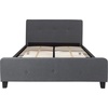 image:imageFlash Furniture Tribeca Full Size Tufted Upholstered Platform Bed in Black FabricDark Gray