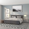 image:imageFlash Furniture Tribeca Full Size Tufted Upholstered Platform Bed in Black FabricDark Gray