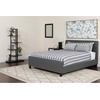 image:imageFlash Furniture Tribeca Full Size Tufted Upholstered Platform Bed in Black FabricDark Gray