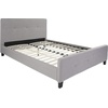 image:imageFlash Furniture Tribeca Full Size Tufted Upholstered Platform Bed in Black FabricLight Gray