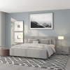 image:imageFlash Furniture Tribeca Full Size Tufted Upholstered Platform Bed in Black FabricLight Gray
