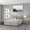 image:imageFlash Furniture Tribeca Full Size Tufted Upholstered Platform Bed in Black FabricLight Gray