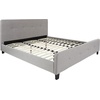 image:imageFlash Furniture Tribeca Full Size Tufted Upholstered Platform Bed in Black FabricLight Gray