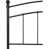 image:imageFlash Furniture Woodstock Decorative Black Metal Twin Size Open Slat Headboard with Round PostsBlack