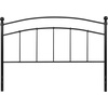 image:imageFlash Furniture Woodstock Decorative Black Metal Twin Size Open Slat Headboard with Round PostsBlack